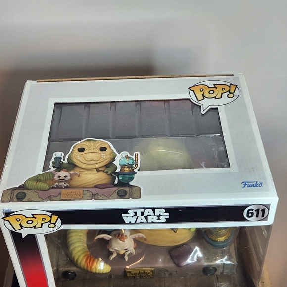 Funko Pop Jabba the Hut & Salacious B. Crumb #611 Star Wars - Picture 2 of 6